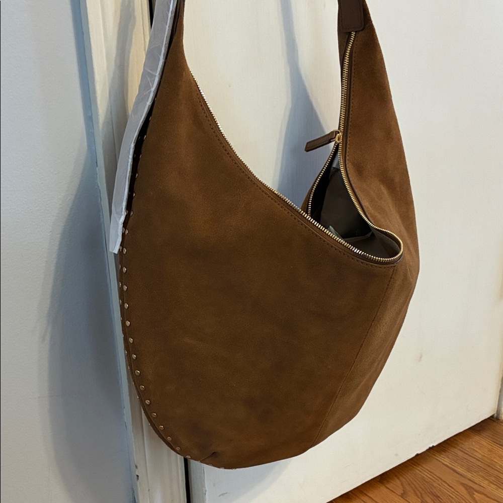 Madewell Brown Suede Shoulder Bag
